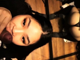 Amateur Asian GFsucking POV